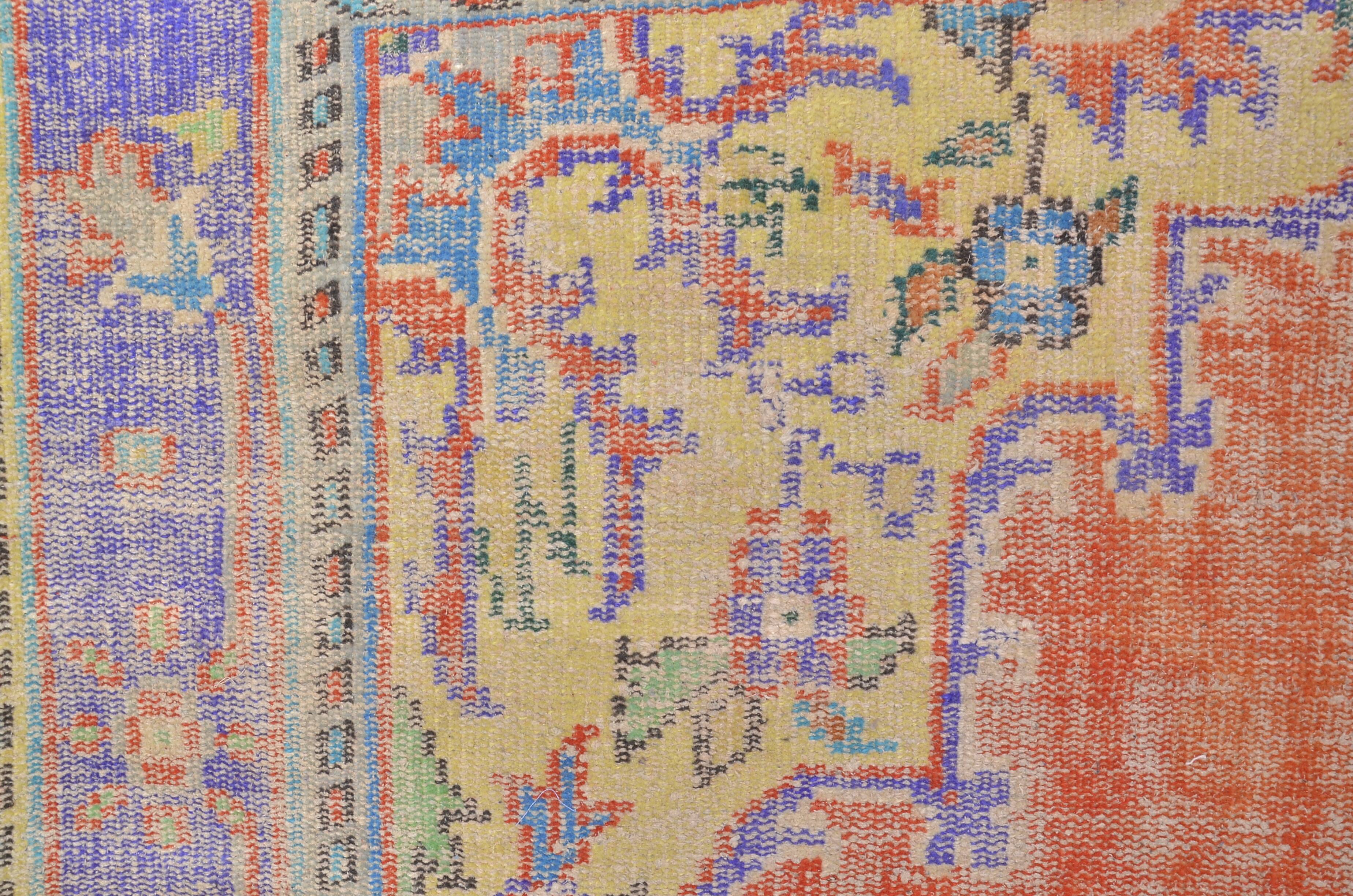 Oushak Floor Handmade Rug sku2325