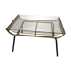 Table basse porte-revues verre