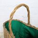 Woven wicker basket