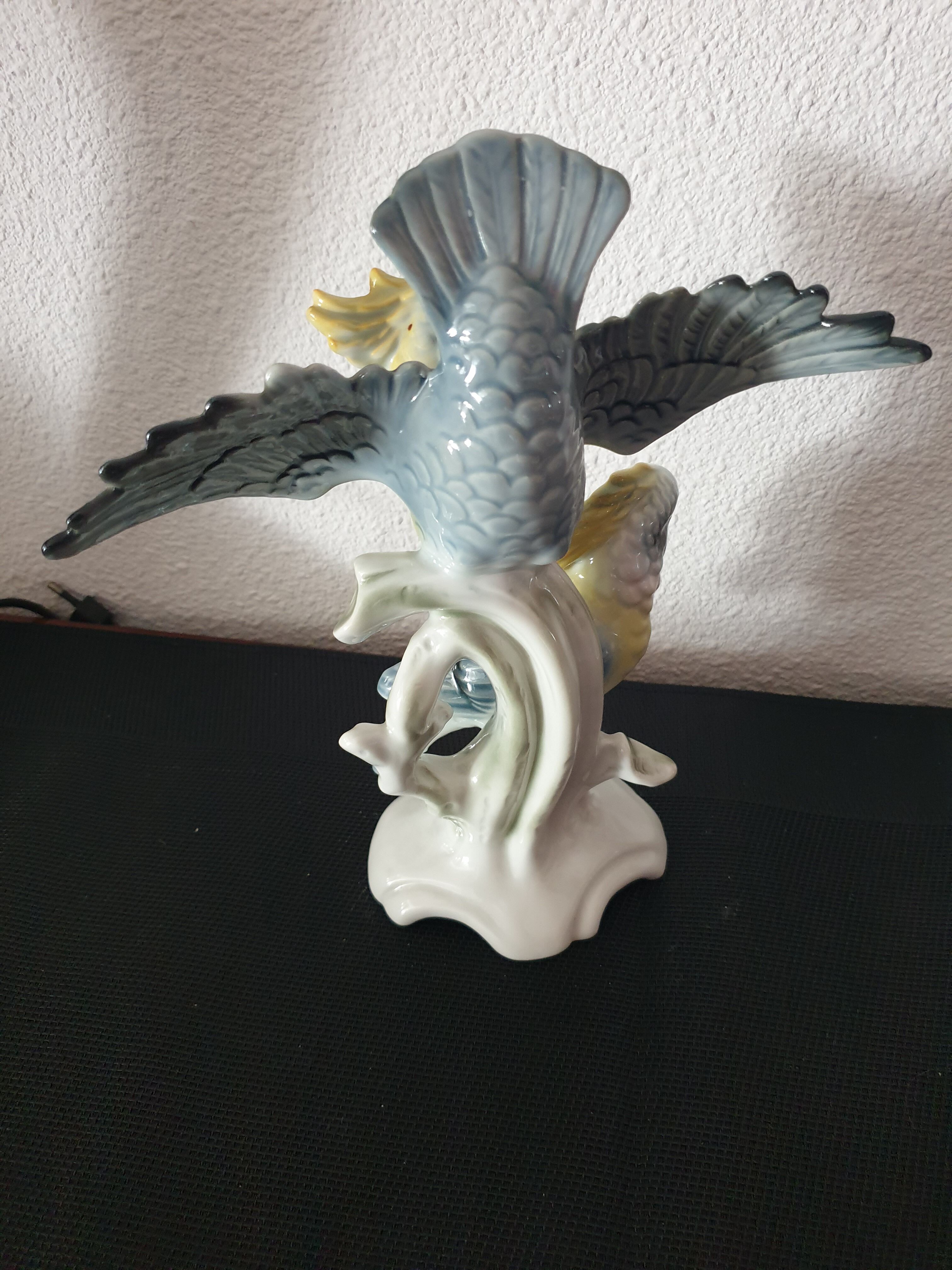Perroquets en porcelaine gerold porzellain Bavaria