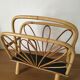 Vintage rattan review holder