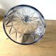 Blue Molded Pressed Glass Cheese Cloche