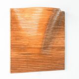 Sculptural Curved Pencil Reed Wall Lamp