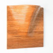 Sculptural Curved Pencil Reed Wall Lamp