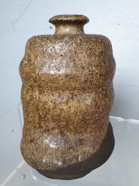 Ceramic era 1970s Japanese vase signed