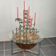 Lot of 8 BMF Nagel 1970 modular candlesticks