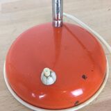 Vintage orange metal desk lamp