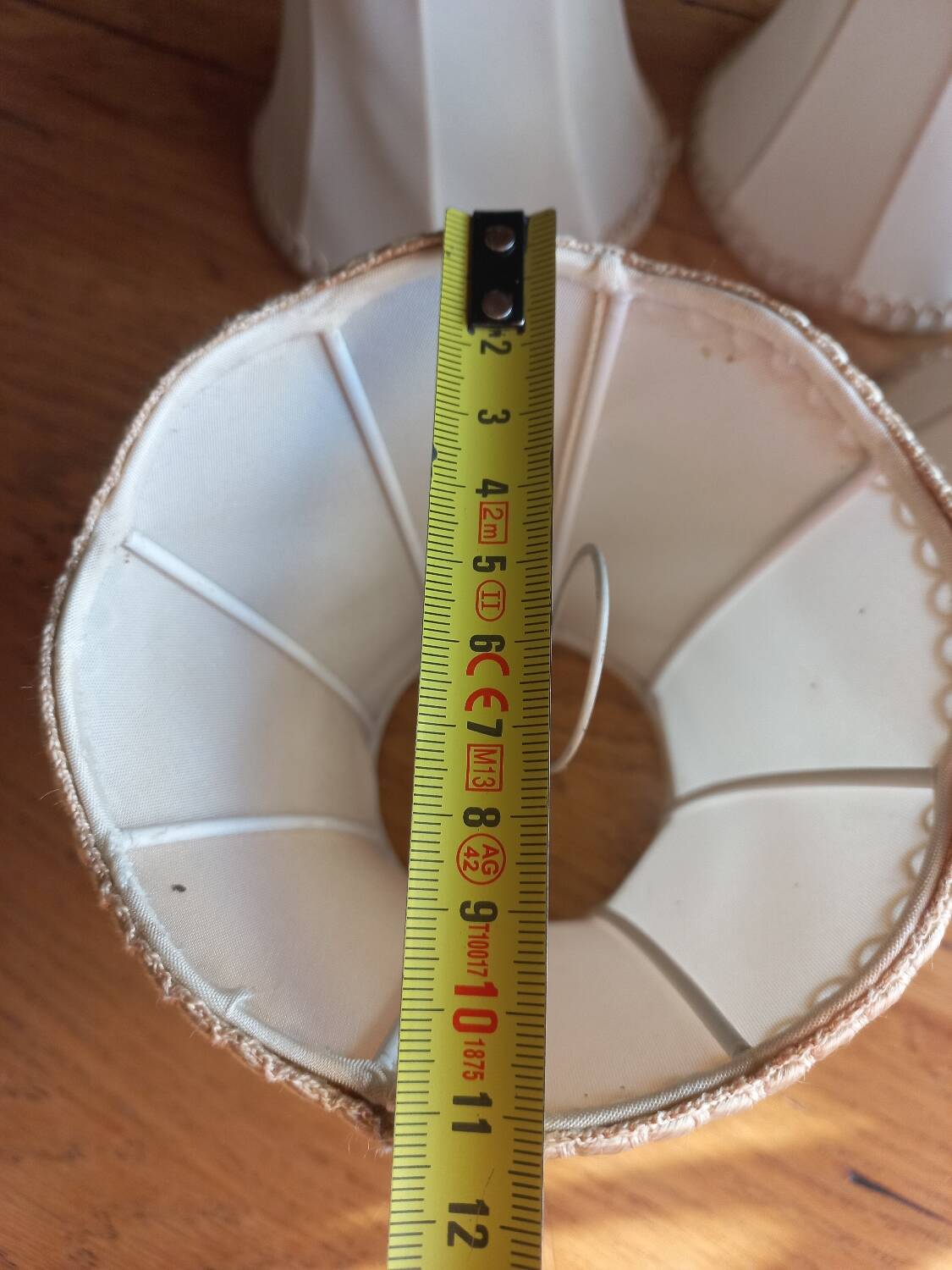 4 small old lampshades