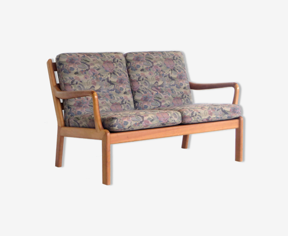 Canapé 2 places design danois vintage par L. Olsen & Son fabriqué dans les années 1960