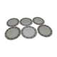 Lot of 6 Badonviller Quiberon model dessert plates
