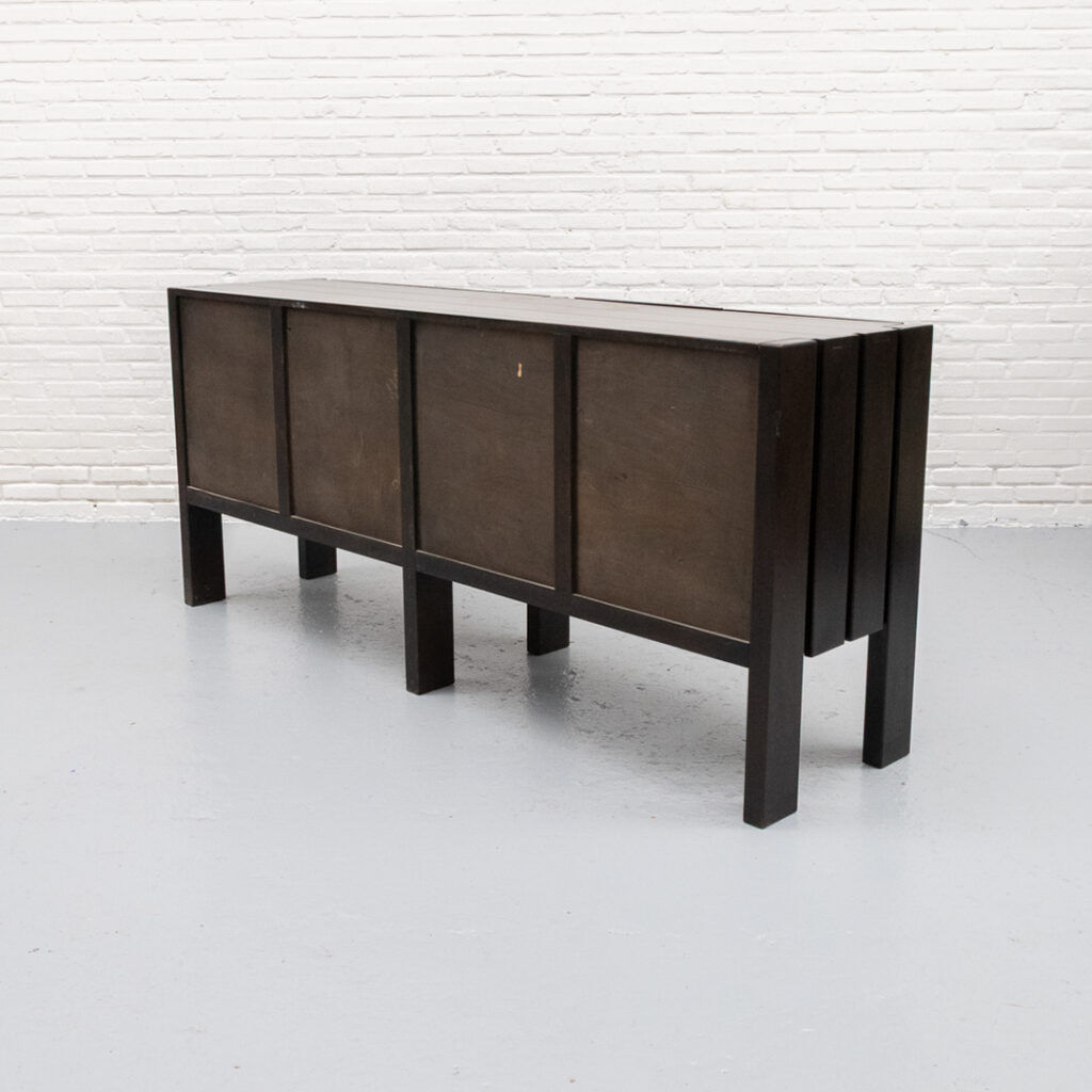 Iroko wood sideboard Maison Regain