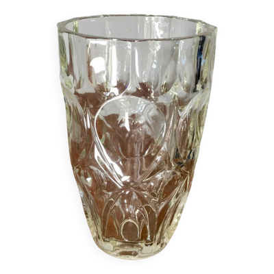 Vase facetté rond  formes géométriques art déco années 30