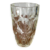 Round faceted vase geometric shapes art deco 1930s