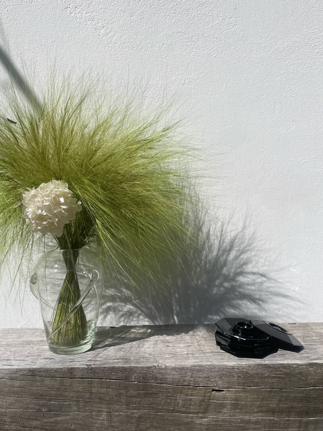 4 black egg cups 1970