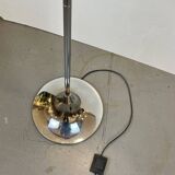 Space-Age Chrome Floor Lamp, Italy, 1970s