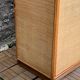 Vintage rattan and woven wicker wardrobe 1970s