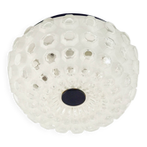 Mid-Century Bubble Glass Flush Mount from Limburg, Germany, 1960s