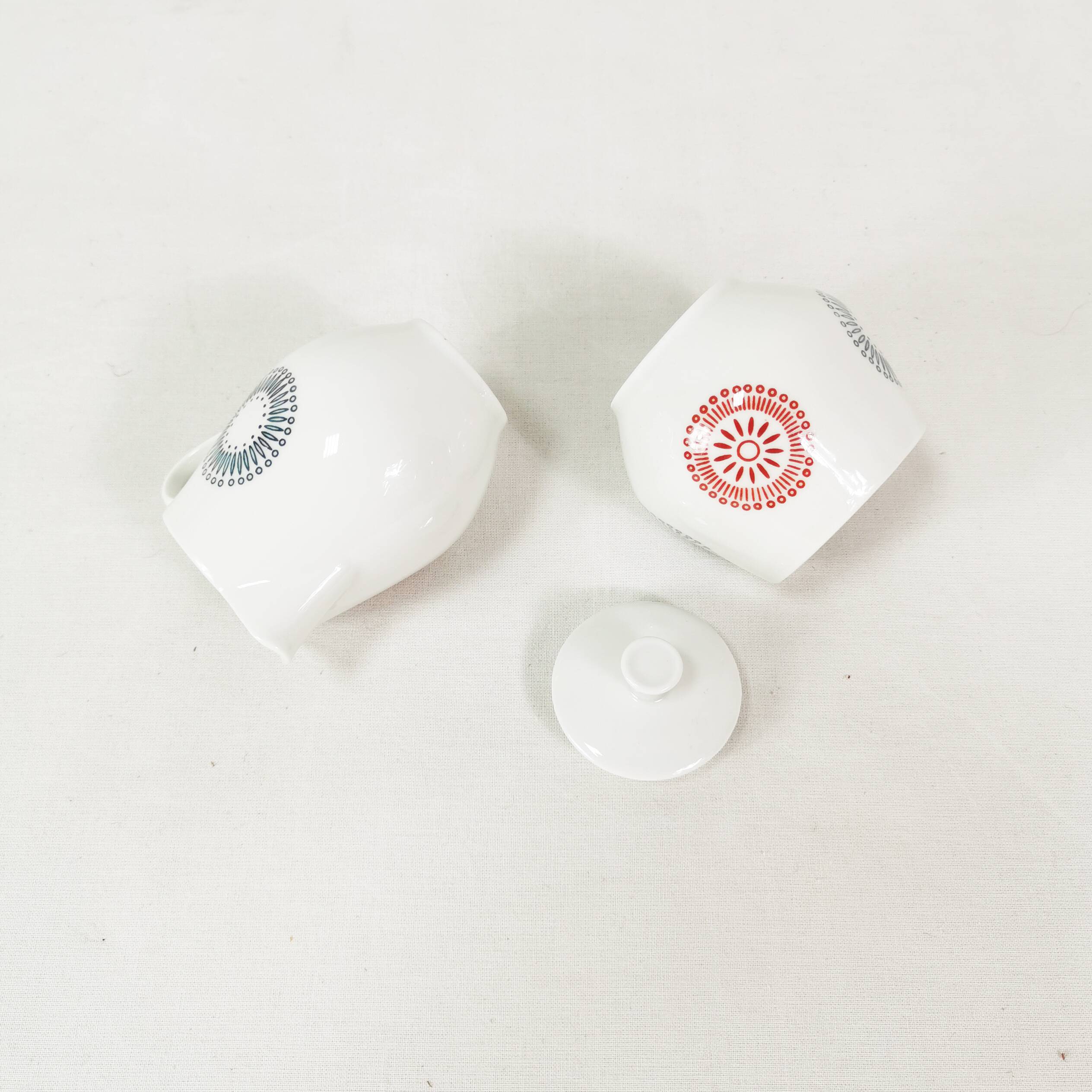 Porcelain espresso set, Lettin, Germany 1960s.