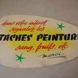 Old cardboard panel laundy laundromat Report stains 41 cm