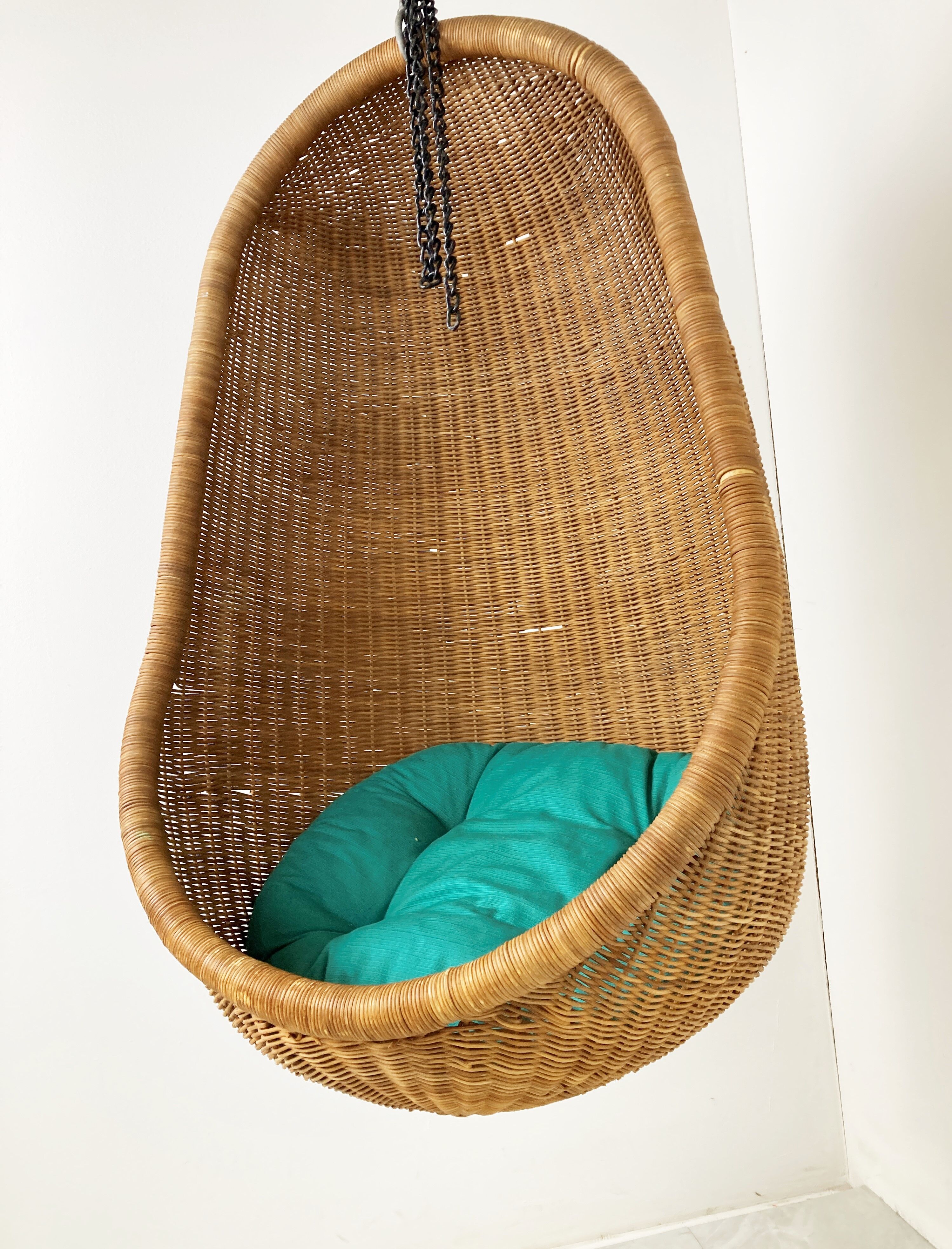 Nanna Ditzel hanging egg chair, 1960s