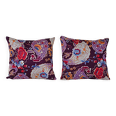 Set of 2 vintage Turkish cushion covers 46x51 cm