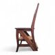Franklin ladder chair / library chair / 4-step ladder chair / folding step stool chair