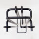 Minimalist black metal fireplace accessory set 'Mace-Line' by Ann Maes - 1970s