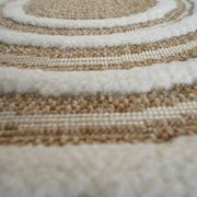 Tapis rond en jute naturel beige 70cm