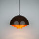 Danish vintage pendant lamp Milieu by Jo Hammerborg, Fog og Morup, 1970s