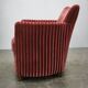 1950s Danish Modern Sculptural Velvet Lounge Armchair