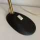 Lampe vintage 1960 de banquier Aluminor noire dorée bureau - 45cm
