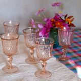 Rosaline Luminarc Arcoroc Pink Red Wine Glasses