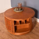 Restored teak retro round nathan squares drum coffee table collectors item