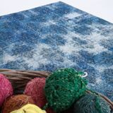 4x7 Shades Of Blue Classic Vintage Rug, 112x205Cn