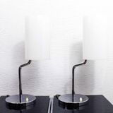 Pair of Italian design bedside lamps