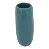 Blue ceramic vase signed
