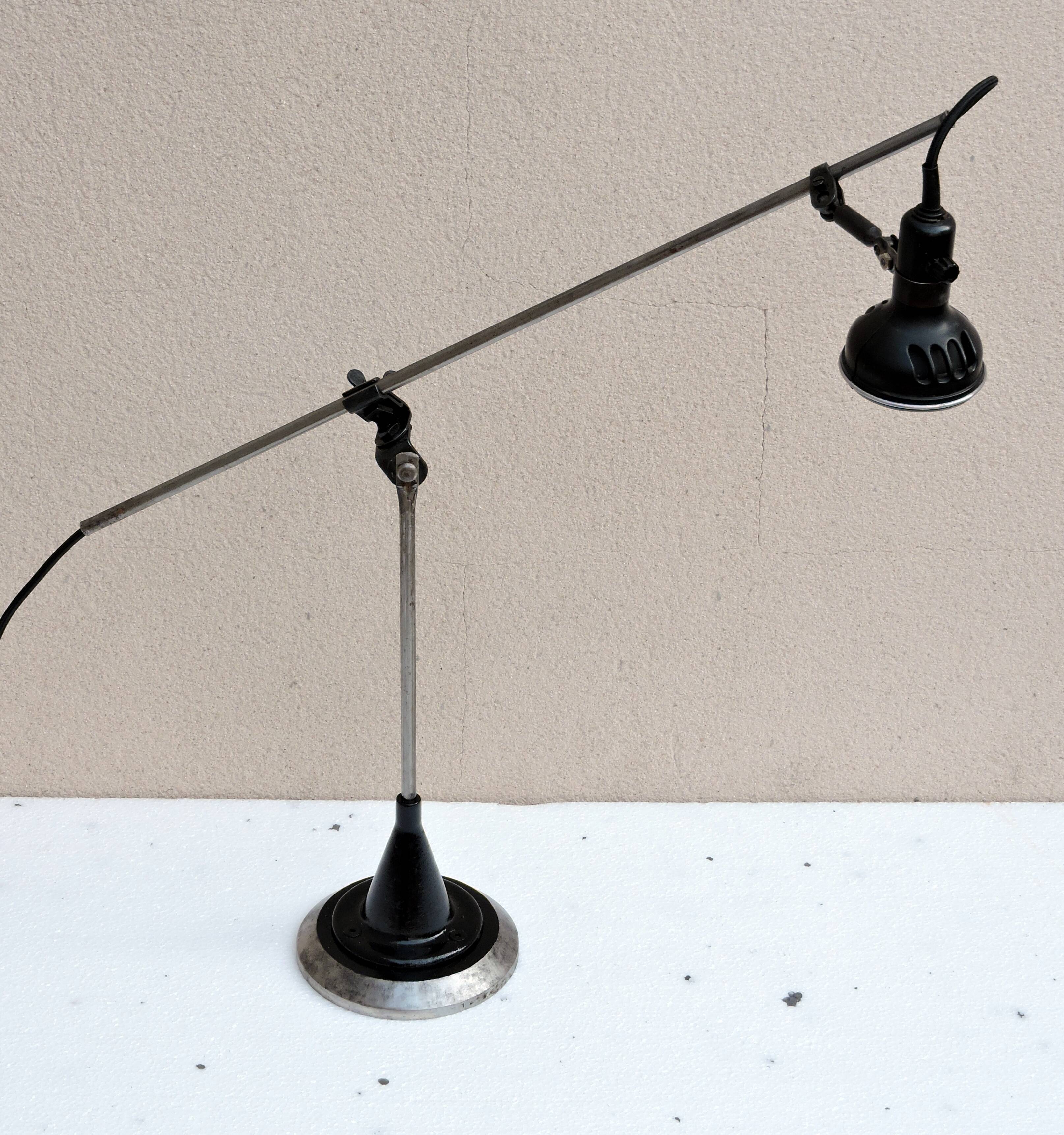 Old Articulated Singer Workshop Lamp Industrial Sewing Machine around 1930