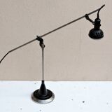 Lampe atelier Singer articulée de machine a coudre industrielle vers 1930