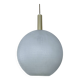 Large vintage glass ball pendant light, 60s