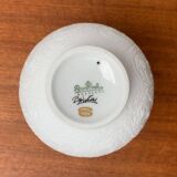 White porcelain candlestick from mid-century by Bjørn Wiinblad for Rosenthal.