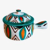 Ceramic fondue pot
