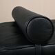 Scandinavian Daybed in Teak and Black Leather attributed to Horsens Møbelfa