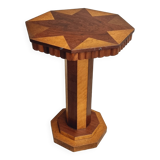 Art Deco side table plant table octagonal