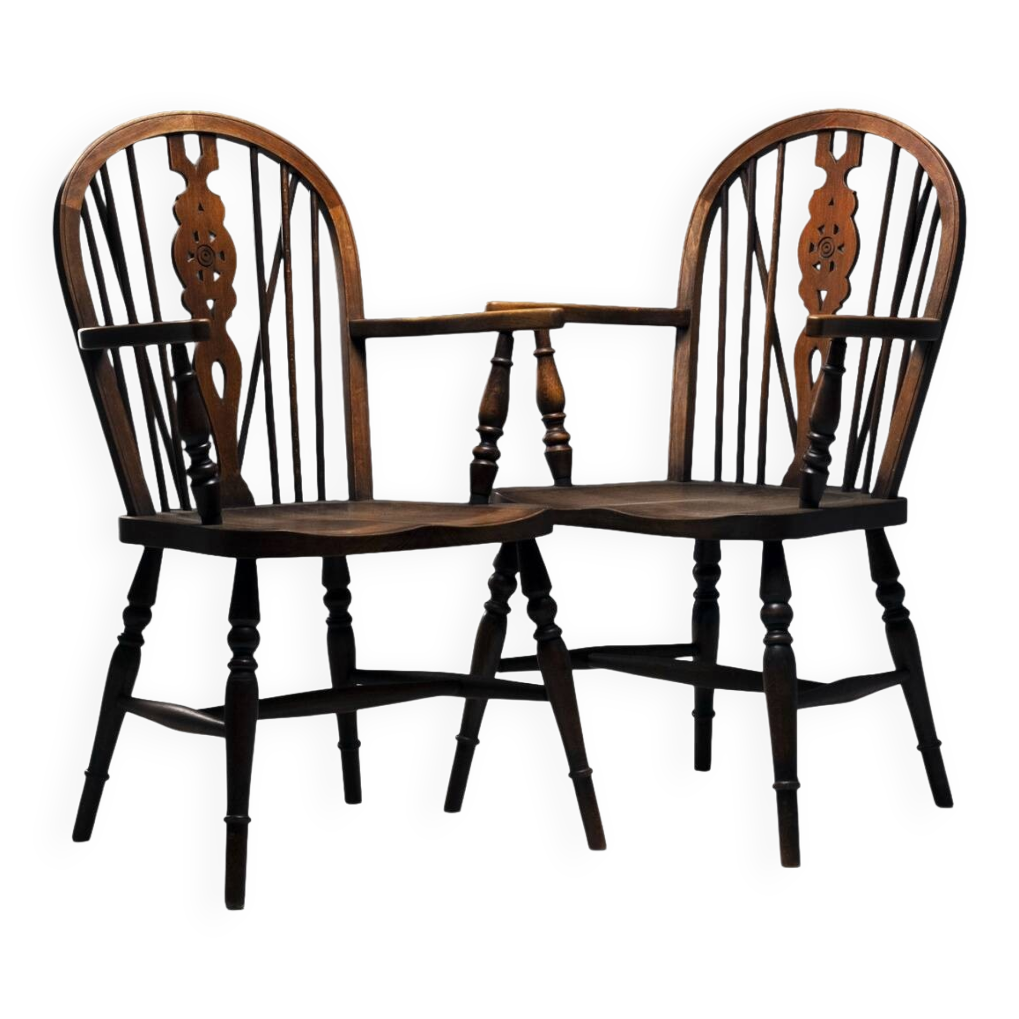 Pair of Armchairs, Victorian Style, 1870s