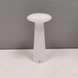 Candlestick in opal glass by Harri Koskinen for Iittala Finland 1996