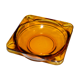 Vintage amber glass ashtray