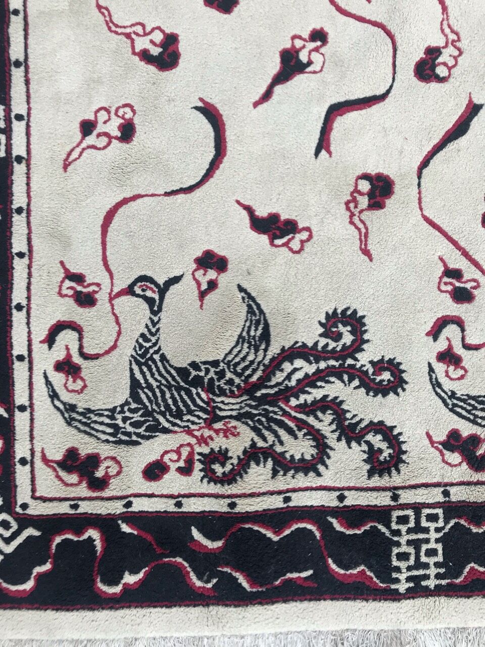 Vietnam handmade square rug 150x150 cm