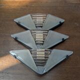 3 Murano wall lights