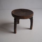 Wa-Hehe tribal carved tripod stool, Tanzania 1950s