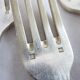Orbrille JB silver metal cutlery set 37 pieces